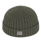 fishermans beanie in army green 