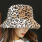 Leopard Bucket Hat wide view of hat
