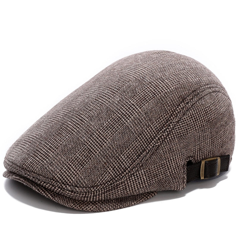 Quality Wool Short Brim Newsboy Beret Hat