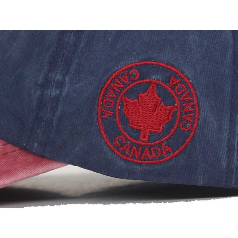 Canada Hat showing closeup of side logo