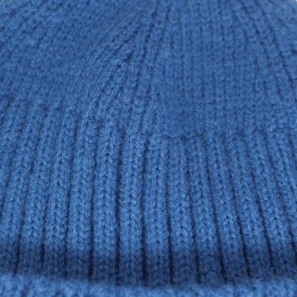 fishermans beanie showing closeup of fabric 