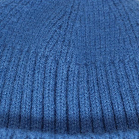 fishermans beanie showing closeup of fabric 