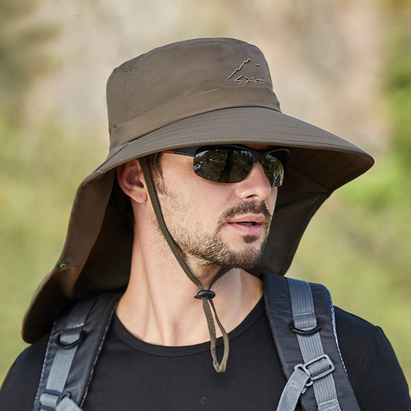 Full Front And Back Neck Sunshade Outdoor Bucket Hat