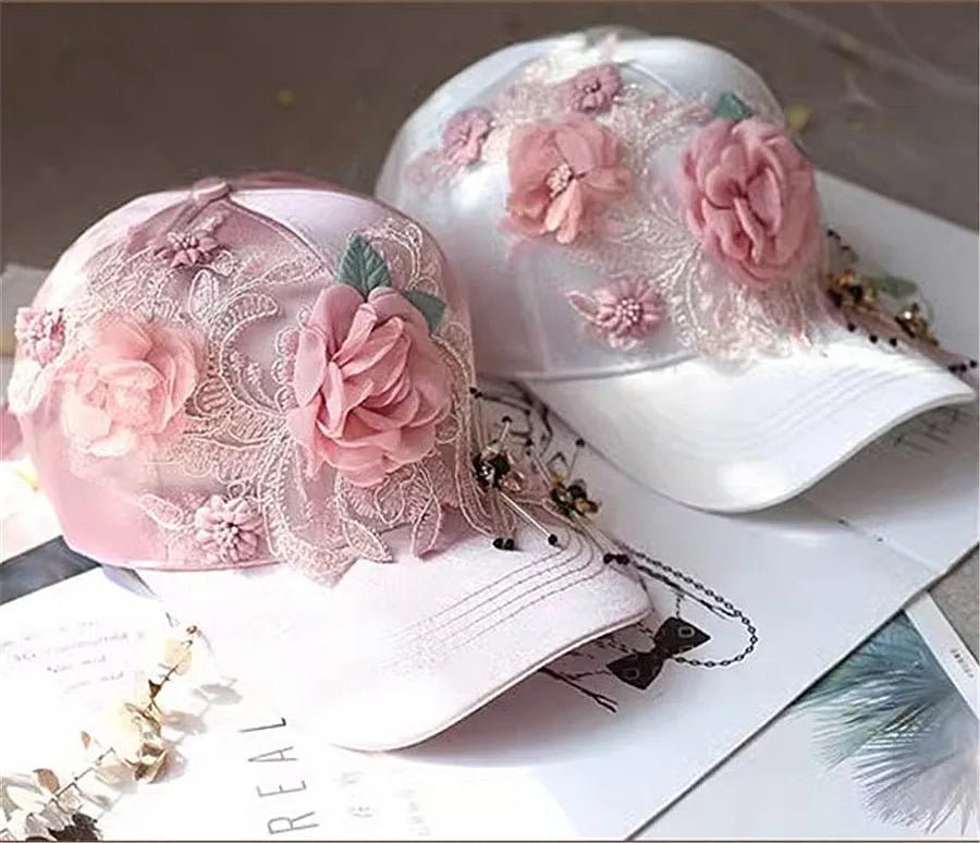 Designer Flower Baseball Hat