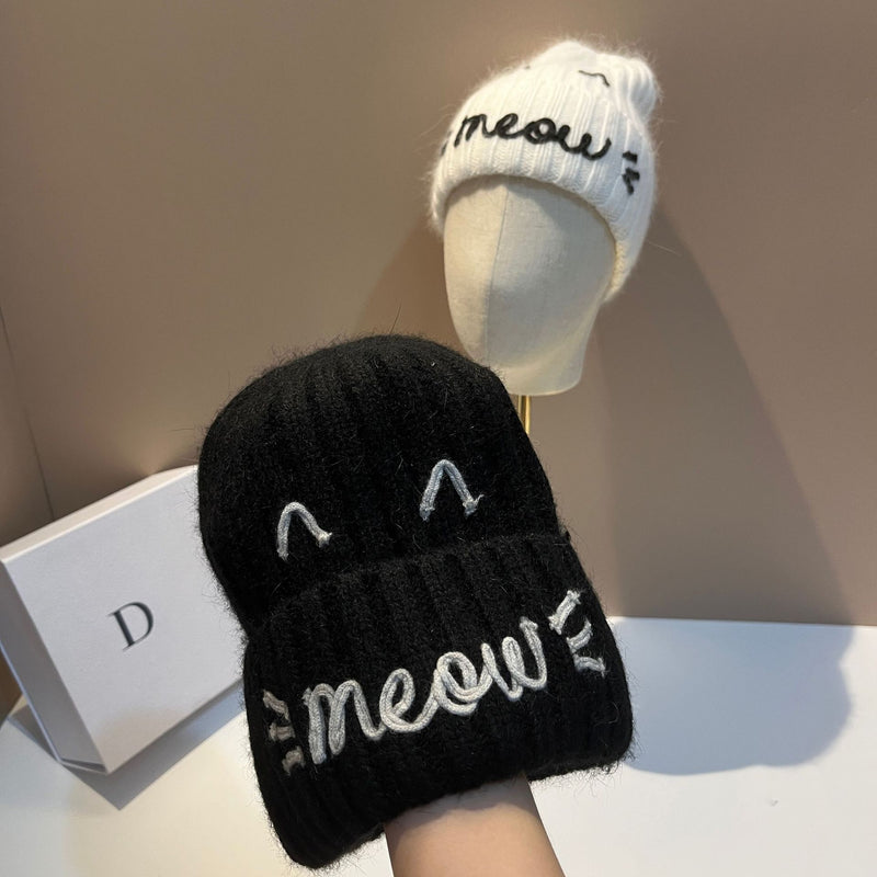 Cat Lovers Meow Beanie