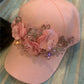 Flower Adorned Baseball Hat