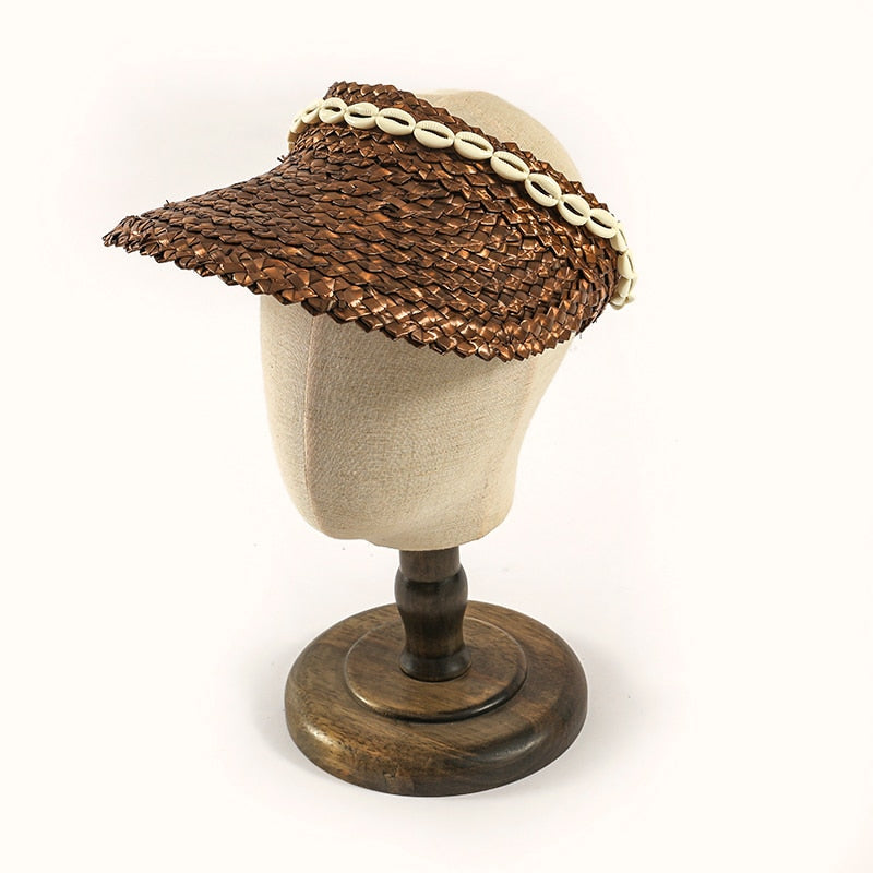 Sun Visor Hat on stand showing brim of visor