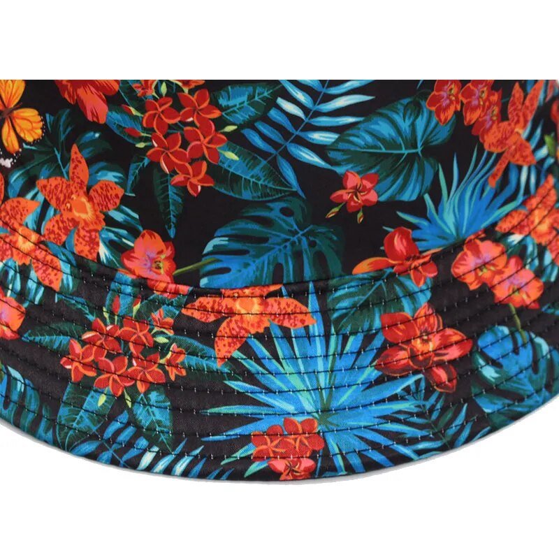 Tropical Hats closeup of brim