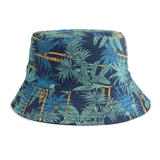 Palm Tree Bucket Hat dark color