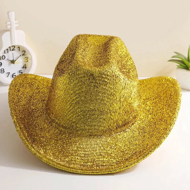 sparkly cowgirl hat i yellow