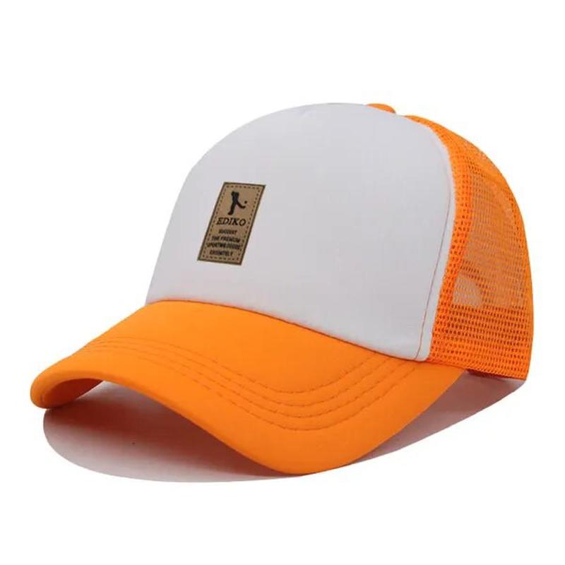 Trucker Style Hats orange 
