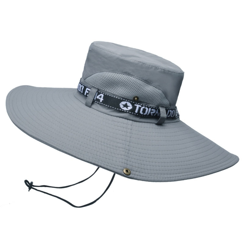 sunshade hat in gray