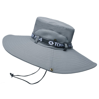sunshade hat in gray