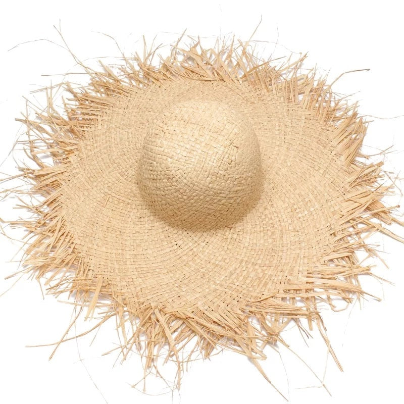 gardening hat on white background showing front view of hat