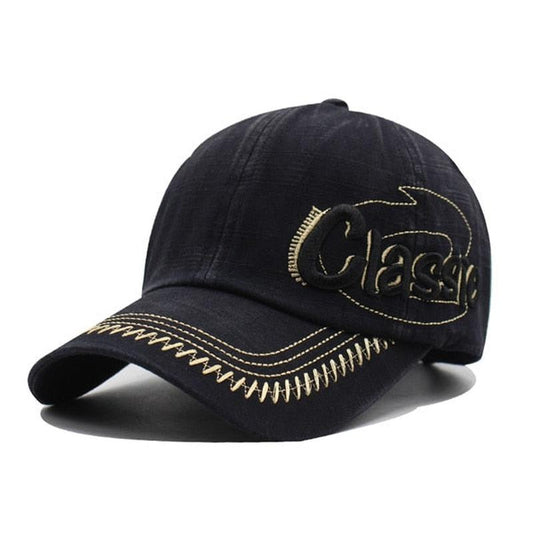 classic baseball cap in black 