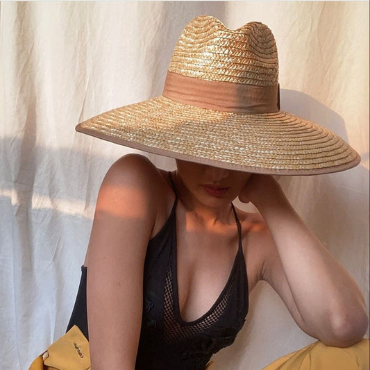 Big Sun Hat on model